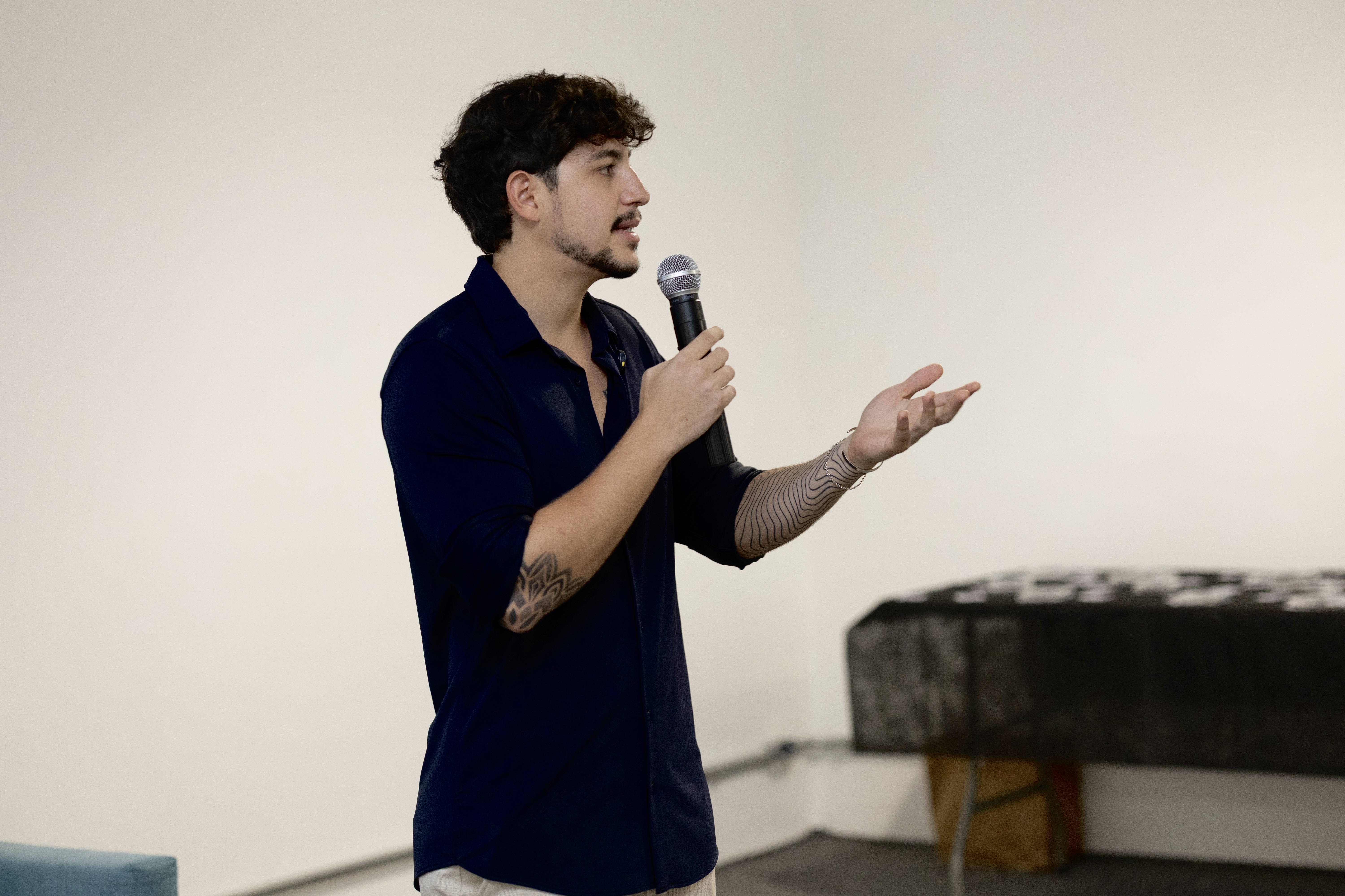 Dhiego Ferreira em palestra